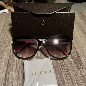 Gucci cateye grey gradient sunglasses